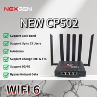 CP502 5G WiFi6 Router  | 2.5Gbps | 4 LAN Ports | 4G/5G SIM Card Modem | Home/Office