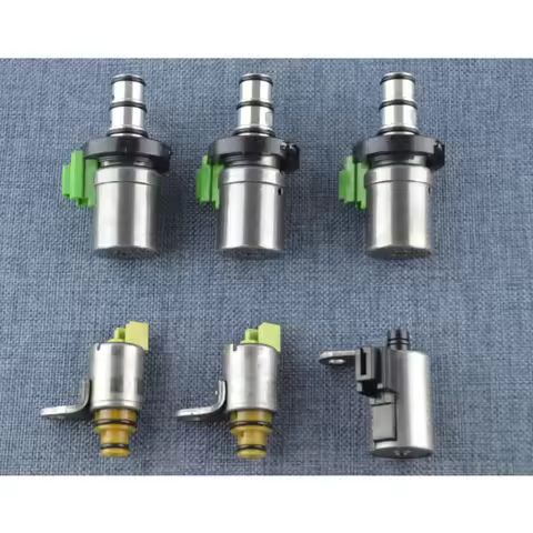 6 Pcs TRANSMISSION SOLENOID KIT 48420K-R 4F27E FN4A-EL for Mazda 2 3 5 6 CX-7 MPV for Ford Focus