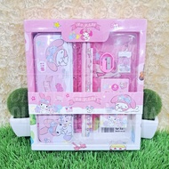Stationery Set My Melody 6in1 Pink 8015 Crayon Stationery My Melody Crayon 6 pcs