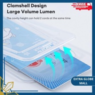 GANTUNGAN DELI 64804 ID/IC SET ID CARD HOLDER COVER CARD FRAME ID NAMETAG NAME 2-SIDED NAMETAG PVC P