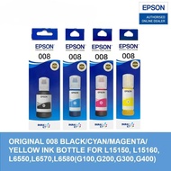 Epson 008 Ink Bottle Original Pigment Ink Black Epson M15180 L15150 L6550 L15160 L6580 L15180 L6490 