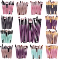 PROMO 1SET 20Pcs Lengkap Alat MakeUP Makeup Brush Set Pouch Bag Kuas Make Up Brush Pouch MakeUp Alat