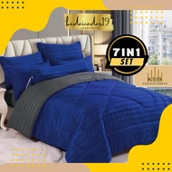 [HOT SELLING]CADAR HOTEL PREMIUM QUALITY 1200TC 100% COTTON 7 in 1 FITTED WITH COMFORTER (KING/QUEEN
