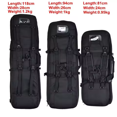 Military Tactical Gun Box Rifle Bag Backpack Sniper Carbine Gun Air Gun Shooting Carrying Backpack H