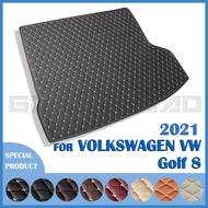 Car Trunk Mat For VOLKSWAGEN VW Golf 8 2021 Custom Car Accessories Auto Interior Decoration