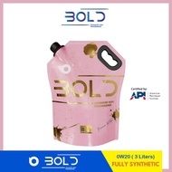 Bold 0w20 3 Liters Fully Synthetic Engine oil for Perodua Axia, Bezza and Honda City (New model)