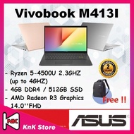 Asus VivoBook 14 M413I-AEK056TS / M413I-AEK057TS / M413I-AEK058TS 14'' FHD Laptop (R5-4500U, 4GB, 512GB SSD, W10)