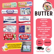 [ Chill ] (PROMO) Anchor Lurpak Arla SCS La Belle Elle & Vire Golden Churn Lescure Butter 250G/500G 