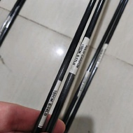 Solid carbon blank fishing rod white label 100 120 150 cm solid carbon shiny