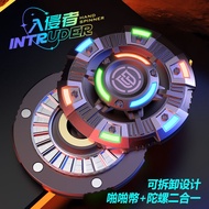 Intruder Luminous Fidget Spinner EDC Toy Metal Mechanical Fidget Clicker