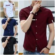 KEMEJA MIKE Anvi Mike's Short Sleeve Men's Shirt
