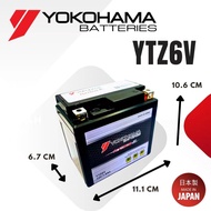 YTZ6V BATTERY GEL YOKOHAMA RS150 SUZUKI BELANG150 VARIO150 CLICK150 PCX150 RSX150 ADV150 RAIDER