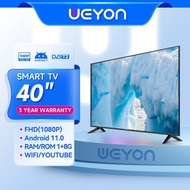 WEYON TV SMART 40 INCH TV LED DIGITAL TV FHD-WIFI-HDMI-USB 3 TAHUN