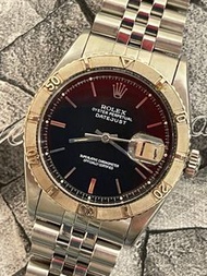 🌈🌈新返貨啦🌈🌈🐅🐅 Vintage Rolex DateJust爬山虎 6609 🐅🐅🖤原裝黑色瀝架面🖤36mm 淨錶 跟原裝勞力士62510H厚五珠鋼帶❤️❤️狀態一流👍🏻👍🏻VU1010（旺角店）