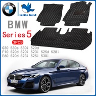 LittleBird พรมปูพื้นรถยนต์ BMW Series 5 E60 520d 523i 525i 530i F10 520i 525d 528i G30 530e 530i บีเ