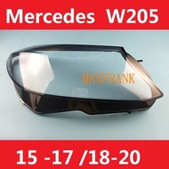 FOR Mercedes BENZ  W205  15 -17 /18-20  C180 C260l C280 C300 New C-class HEADLAMP COVER HEADLIGHT COVER LENS HEAD LAMP COVER