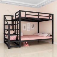 Iron bed bunk loft bed small apartment loft children's high and low bunk bed home adult iron bed