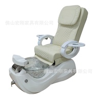 Q-8#Foot Bath Sofa Pedicure Sofa Electric Sofa Bed Recliner Single Foot Massage Bed Foot Washing Bed Beauty Chair EAF6