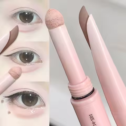 Double-end Lying Silkworm Eyeliner Pencil Diamond Glitter Matte Aegyosal Pen Brightening Cream Shado