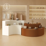 Eighteen Paper Display Stand Decorative Exhibition Taichung Island Display Cabinet Flow Table Exhibi