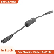 Power Extension Cord, Iec320 C7 to C8 Power Adapter Extension Cord with Switch Control with "8" Inte