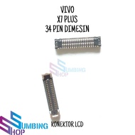 Lcd Connector Lcd Socket Fpc Vivo X7 Plus 34 Pin Machined