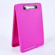 GOOD MOOD BEAUTY Plastic File Organizer a4 Size Waterproof File Folder with Clipboard Portable Large