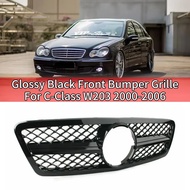 Car Front Bumper Grille for W203 C-CLASS C280 C320 C240 C200 C63 2000-2007