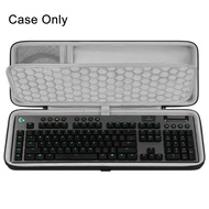 Geekria Full Size Keyboard Case Compatible with G915 / G915 X, Hard Travel Carrying Bag for 108-keys