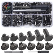 Chicago Screw Leather Rivets Assorted Screw Rivets M5 Chicago Binding Screws for Decorating PU Craft