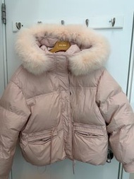 羽絨外套加狐狸毛