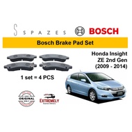 Bosch Front Brake Pad for Honda Insight ZE 2nd Gen Brake Pad 0986AB2544 (1set=4pcs)