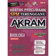 BUKU LATIHAN ( 2025 ) : KERTAS PERCUBAAN SPM TERENGGANU AKRAM BIOLOGI DWIBAHASA ( KERTAS PERCUBAAN S