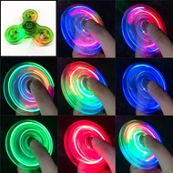 Luminous LED Light Fidget Spinner Hand Top Spinners Glow in Dark Light EDC Figet Spiner Finger Stres