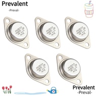 PREVALENT 5Pcs Power Transistors, 2N3055 NPN 15A/60V 2N3055 Power Transistors, Transistors Set TO-3 