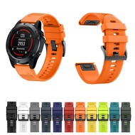Compatible with Garmin Fenix 5 Straps, Easy Fit 22mm Width Soft Silicone Watch Bands Replacement Wri