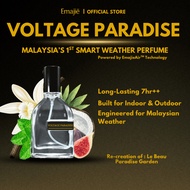 EMAJIE VOLTAGE PARADISE Perfume for Men 30ml Long Lasting Muslim Friendly