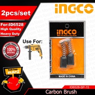 INGCO 2PCS/SET Carbon Brush for Impact Drill / Electric Drill Carbon Motor Brushes •TFM• ISP