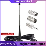 FM Telescopic Antennas for  FM Antennas Indoor FM Radio Antennas with 3 Adapter for Household Digita