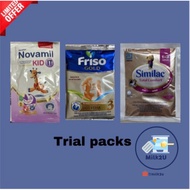 Trial pack susu friso Novamil Similac TC