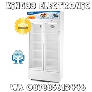 showcase denpoo sc-508 kabinet pendingin minuman showcase 2 pintu new