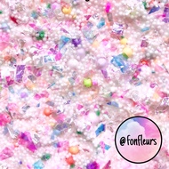 Fonfleurs Slimes 🇸🇬 Carnival Fruity Pepples Scent Microfloam Floam Foam Beads 118ml Children Kids Toys Gift Set Sensory