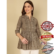 Kurti Indian Women Kurtis Top Saree Sari Punjabi Suit Readymade Kurti UD41919APTP