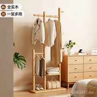 Hanger Solid Wood Bedroom Vertical Log Household New Style Living Room 2025 Coat Rack Floor Rack Sty