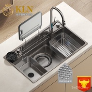 Dish Basin 4.0mm Xiaomi Press rs02304 Vegetable Washing Ash Basin Sink Middle Drain Japanese Style S