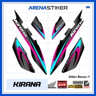 KIR03c Sticker Striping Sticker Honda Kirana 125 NCX Dream 125 Retro Gradient Racing Motif Variation