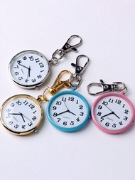 考試專用掛鐘,透明大數字批發學生鑰匙扣手錶