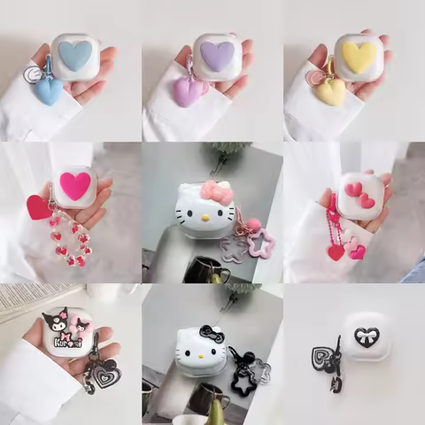 Clear Case for Xiaomi Redmi Buds 5 Cute Shell Wireless Headphone Cover for Redmi Buds 5 Pro Protecti