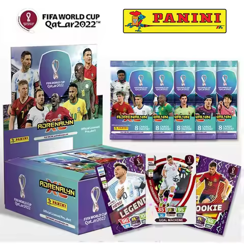 Panini World Cup Qatar 2022 Adrenalyn XL Foot Ball Superstar Messi Neymar Mbappe Cristiano Ronaldo G