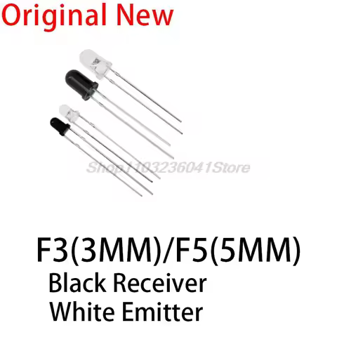 5Pairs/10pcs F3 3mm F5 5mm 940nm LED Infrared Emitter and IR Transmitter Receiver Diode Diodes 301A 